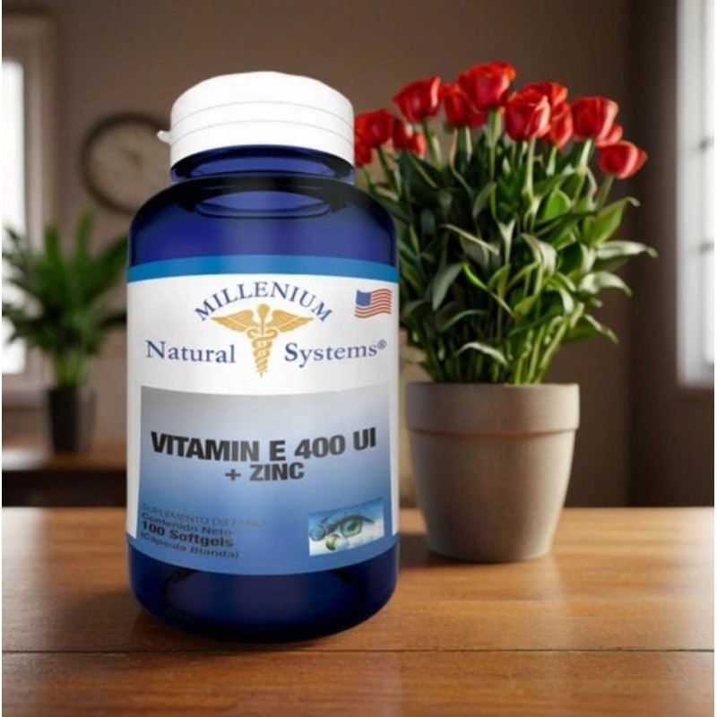 🌿 VITAMIN E 400UI + ZINC 🌿 Natural Systems