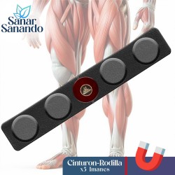 🧲⚡ Cinturón Terapéutico de Rodilla x5 Imanes | Alivio de Dolor🧲⚡