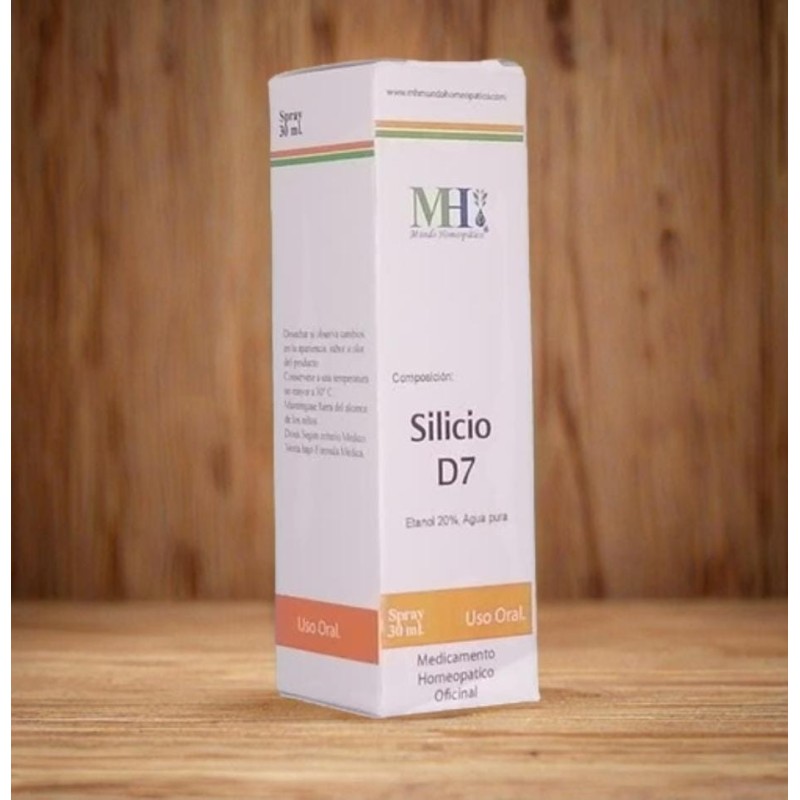 🌱💪Silicio D7 🦠✨30ml Spray ✨ MH Mundo Homeopático