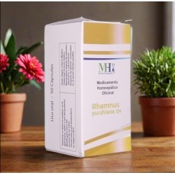 🌱💪Rhamnus purshiana D4 🦠✨50 CapsulasGotas ✨ MH Mundo Homeopático