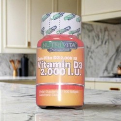 🌱💪 Sun Vita  Vitamin D3 2.000 I.U.✨🦠 Tabletas ✨ Nutrivita